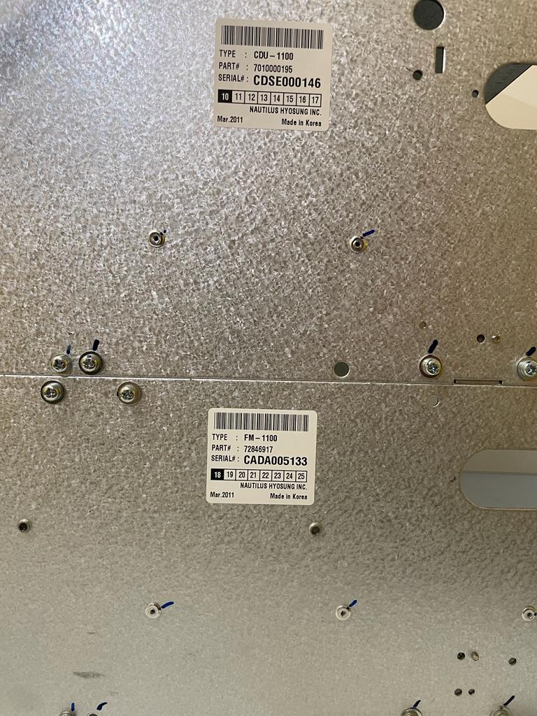 Refurbished 4K Hyosung ATM dispenser – w/ Used Cassettes (S7010000194, S7310000582) & SE Type CDU Board with RJ45 - Image 3