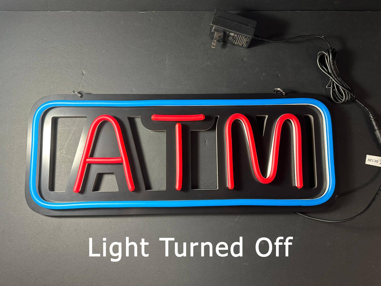 ATM Neon Sign (Blue) - Image 4