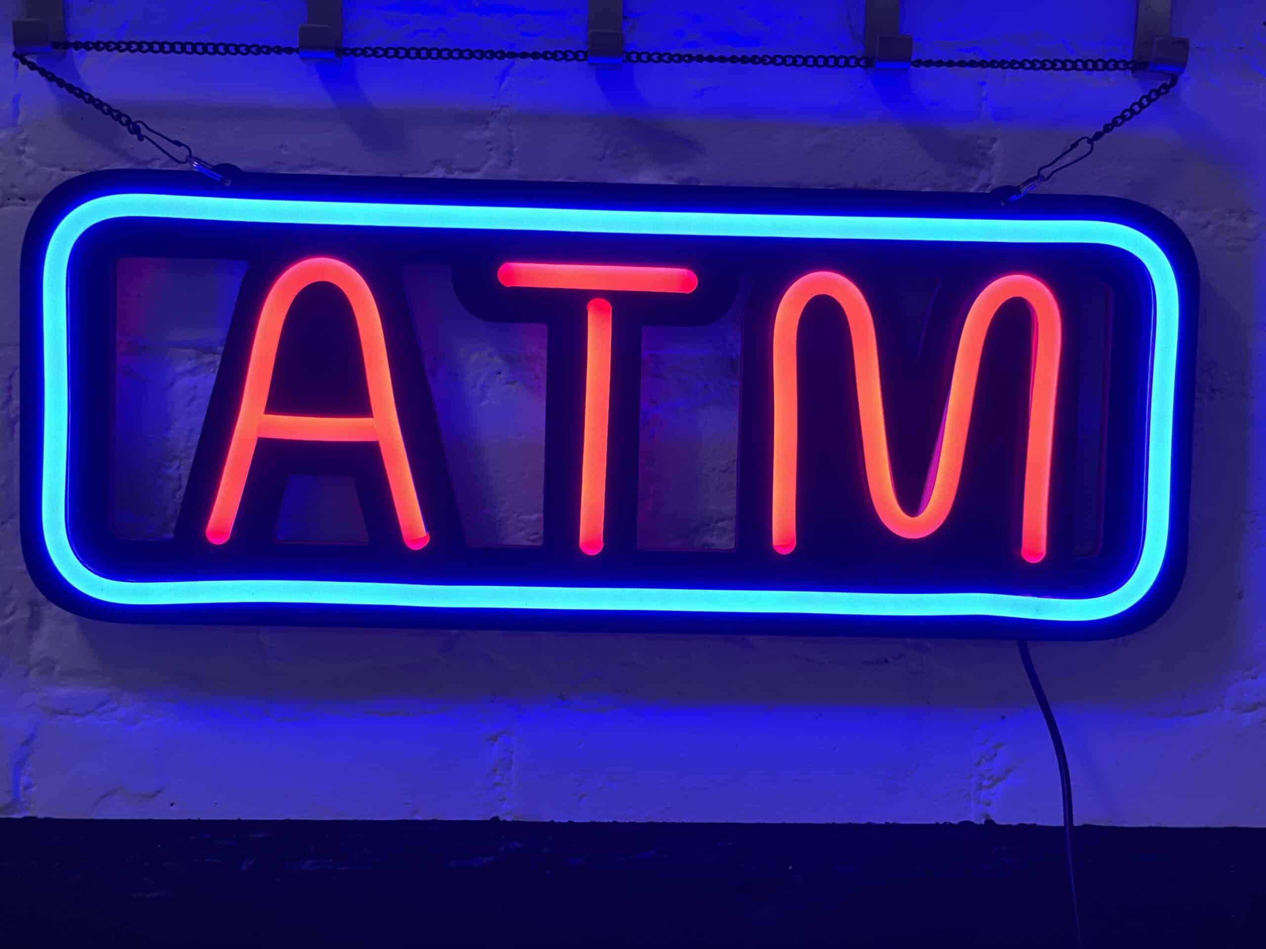 ATM Neon Sign (Blue) - Image 10