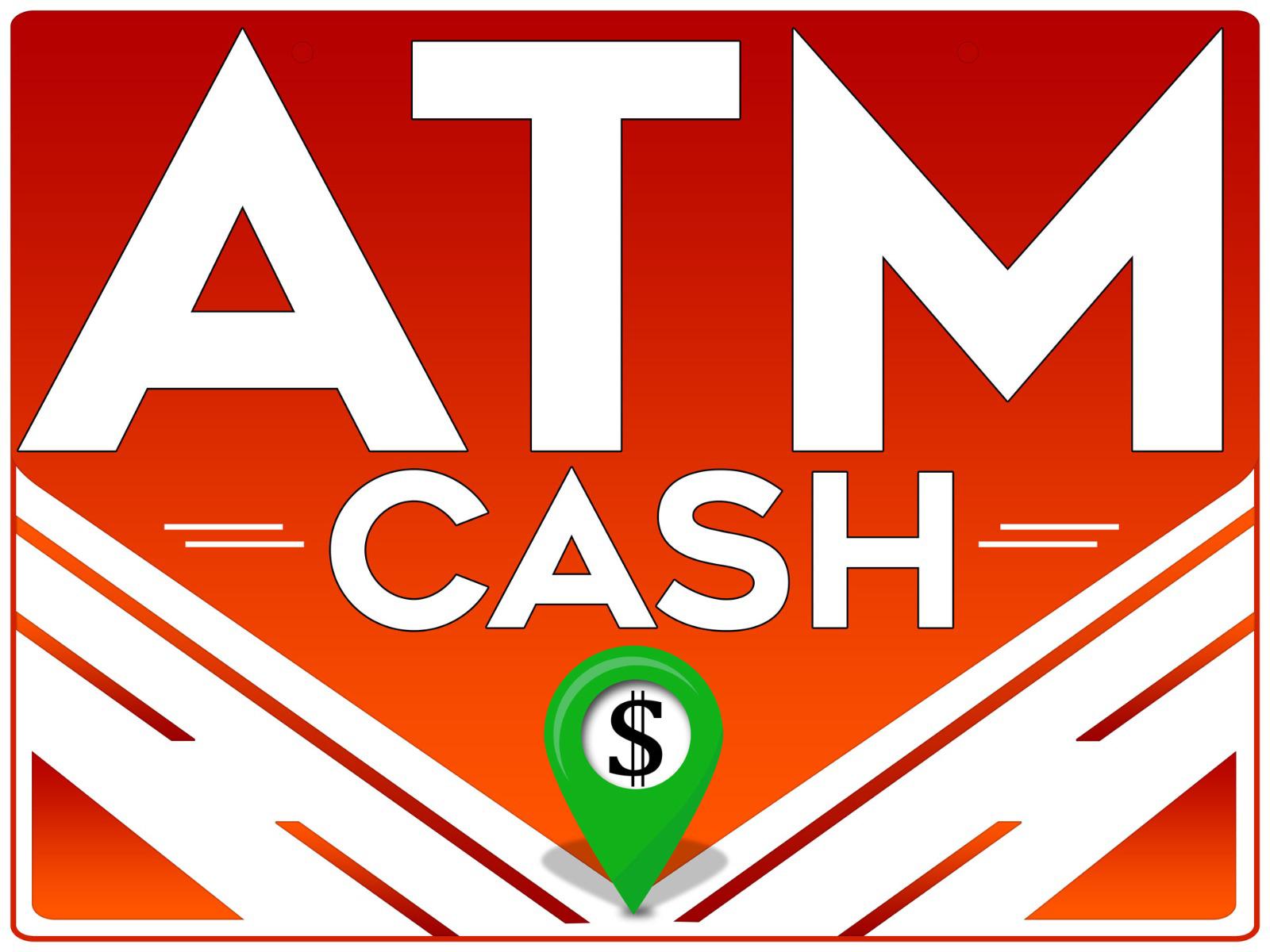 Double-Sided Coroplast ATM Sign with Metal Grommet - 16x24 Inches (Red) - Image 2