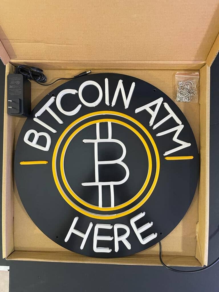 Neon Bitcoin ATM Sign (Limited Stock) - Image 7