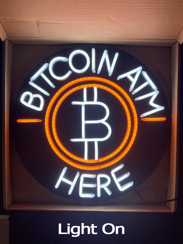 Neon Bitcoin ATM Sign (Limited Stock) - Image 3