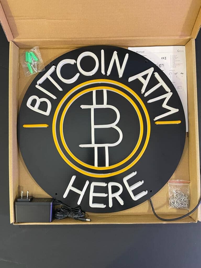 Neon Bitcoin ATM Sign (Limited Stock) - Image 9
