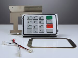 Hyosung 8000R Keypad, Part Number: 7130020100 + PCI Compliancy Upgrade Kit for Hyosung NH2700SE (Accessories Only) (from 6000K keypad to 8000R or X1) Pn: S3200000556, S7200001298, S4210003125
