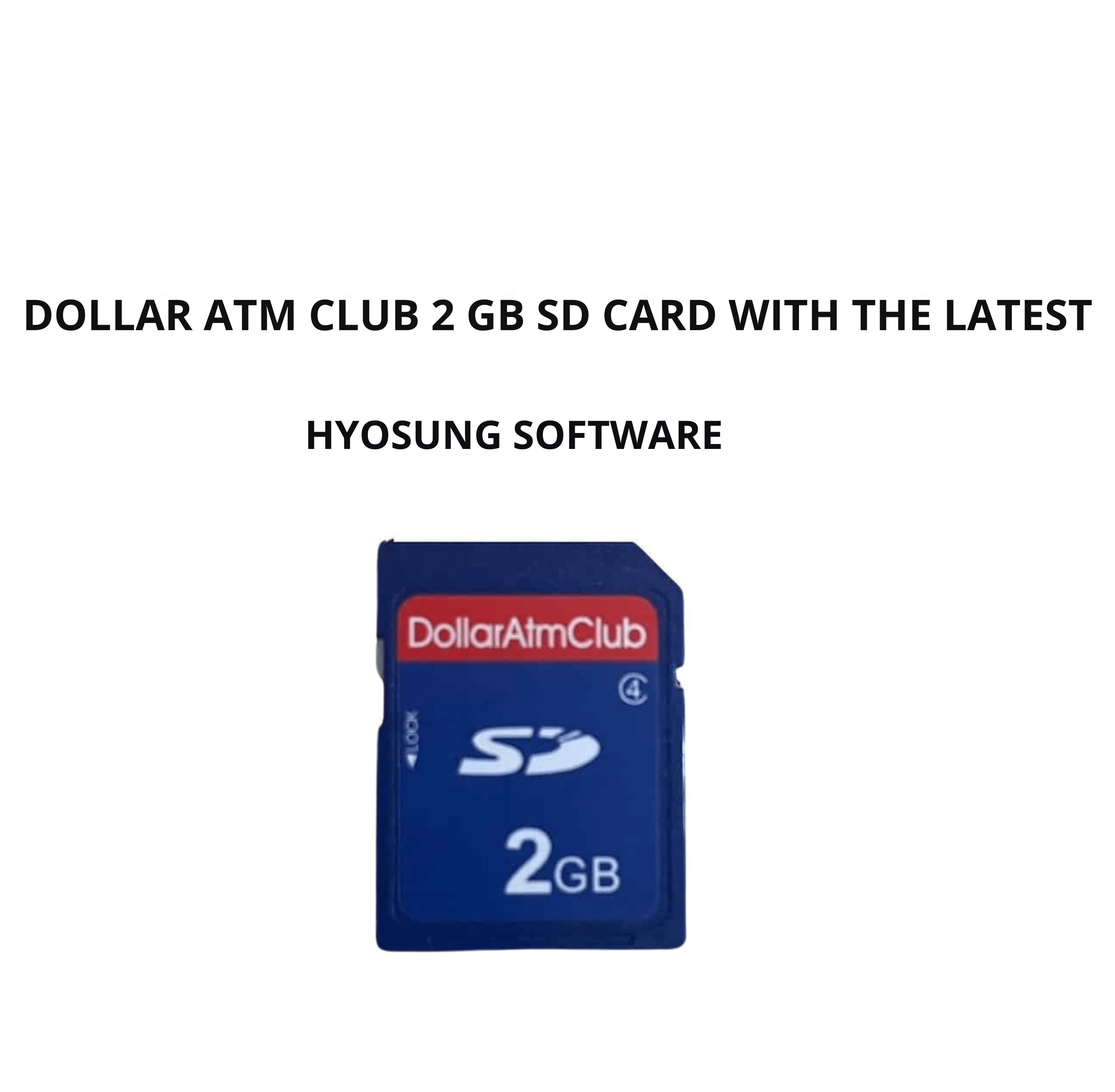 Dollar ATM Club 2GB SD Card Loaded with Latest ATM Software for Hyosung ATM Models - Image 2
