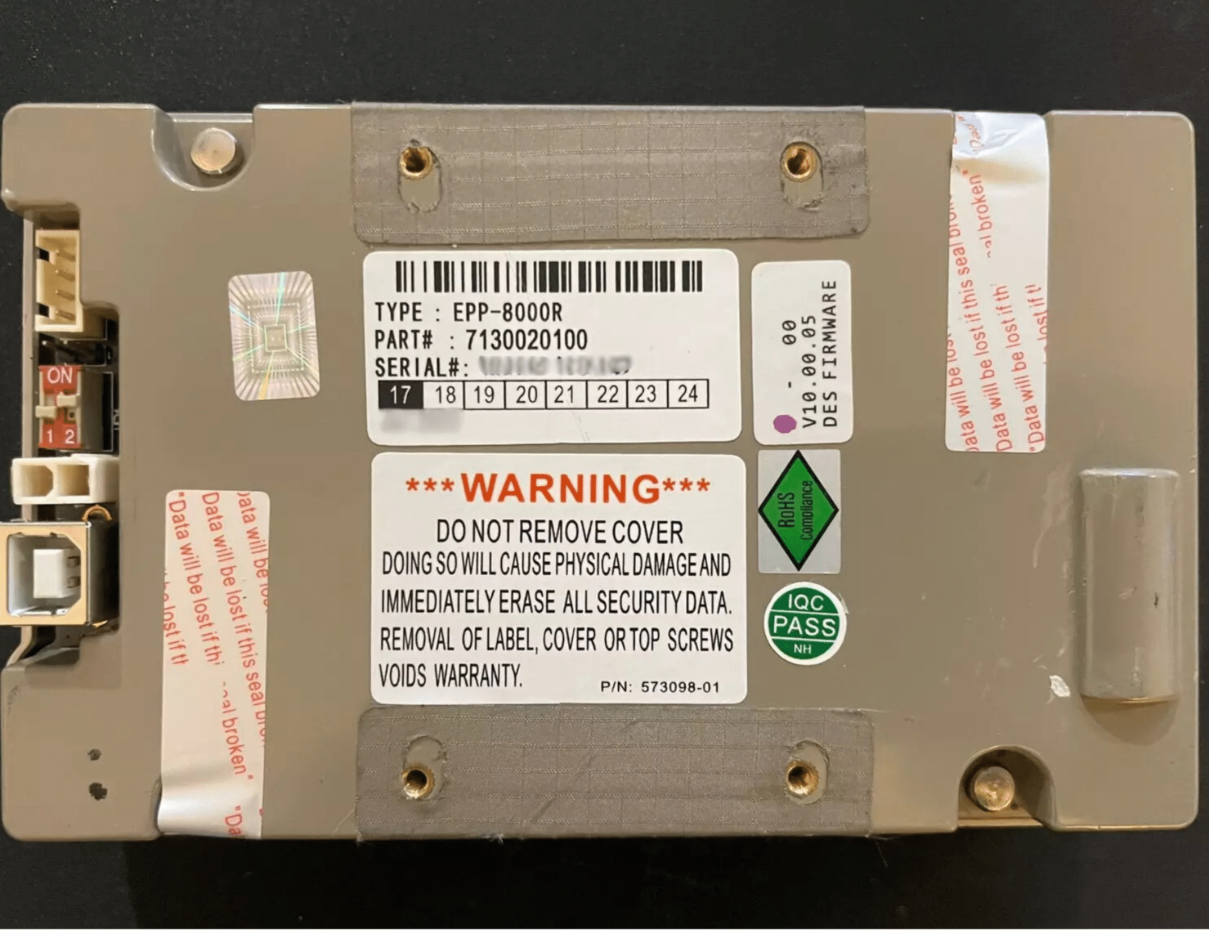 Refurbished Hyosung 8000R Keypad – Part Number: 7130020100 - Image 2