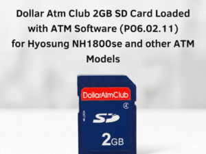 Dollar ATM Club 2GB SD Card Loaded with ATM Software (P.06.02.11) for Hyosung NH1800SE