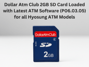 Dollar ATM Club 2GB SD Card Loaded with ATM Software (P.06.03.05) for Hyosung ATMs