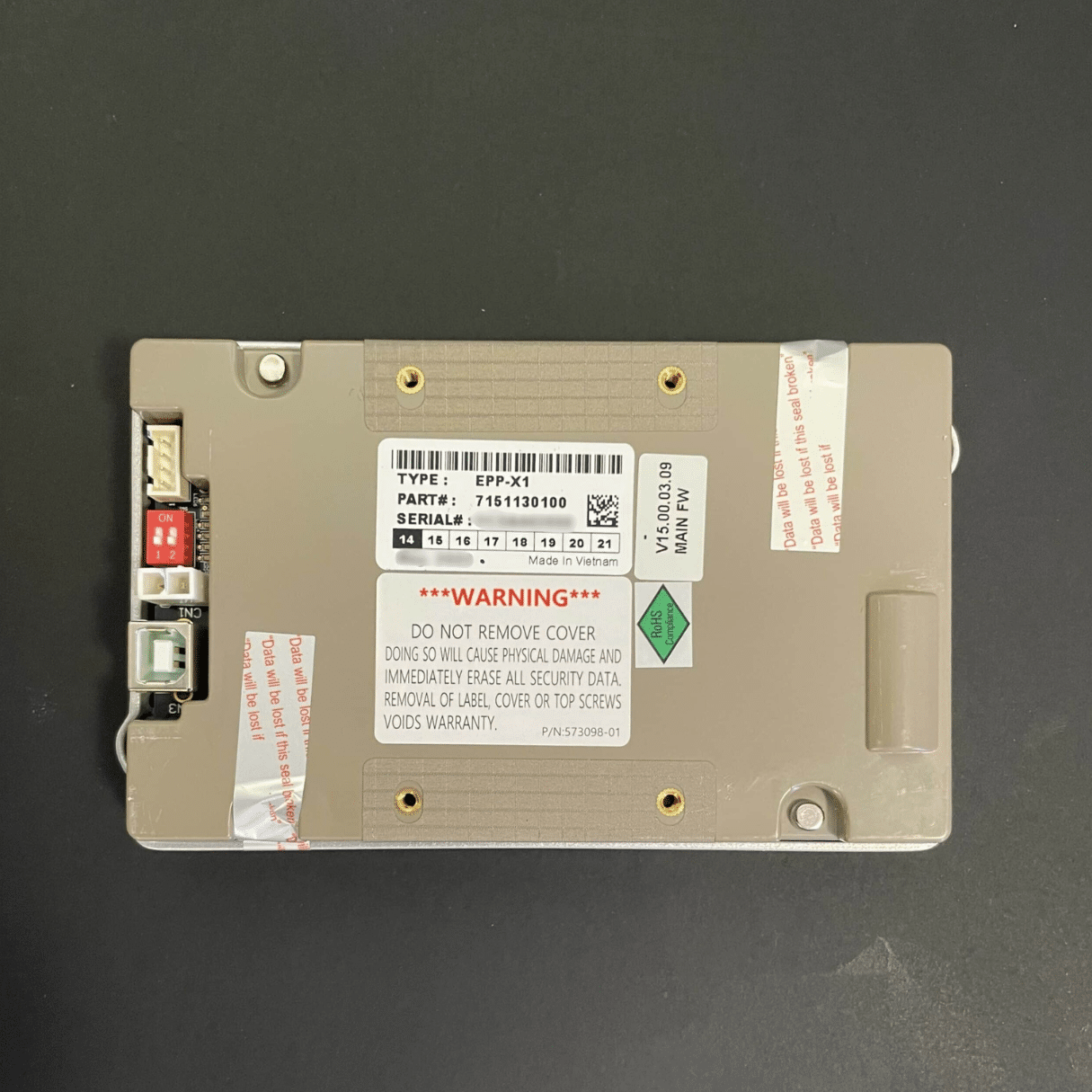 Brand New Hyosung X1 Keypad PCI 5.0, Part No: S7128000027 - Image 4