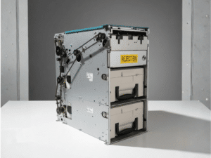 Refurbished 4K Hyosung ATM dispenser – w/ Used Cassettes (S7010000194, S7310000582) & SE Type CDU Board with RJ45