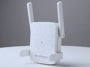 1200M WiFi Extender, Dual Band 5G/2.4GHz, 360° with 4 Antennas Full Coverage WiFi Signal Enhancer, Wireless WiFi Signal Amplifier (Unable to Recognize passwords with Special Characters)