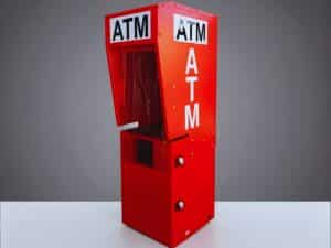 ATM Enclosure with Lexan Lighted Topper For Secure Indoor & Outdoor Installations