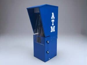 Outdoor Sloped Top ATM Enclosure with Free Shipping / Buy Now Pay Later available