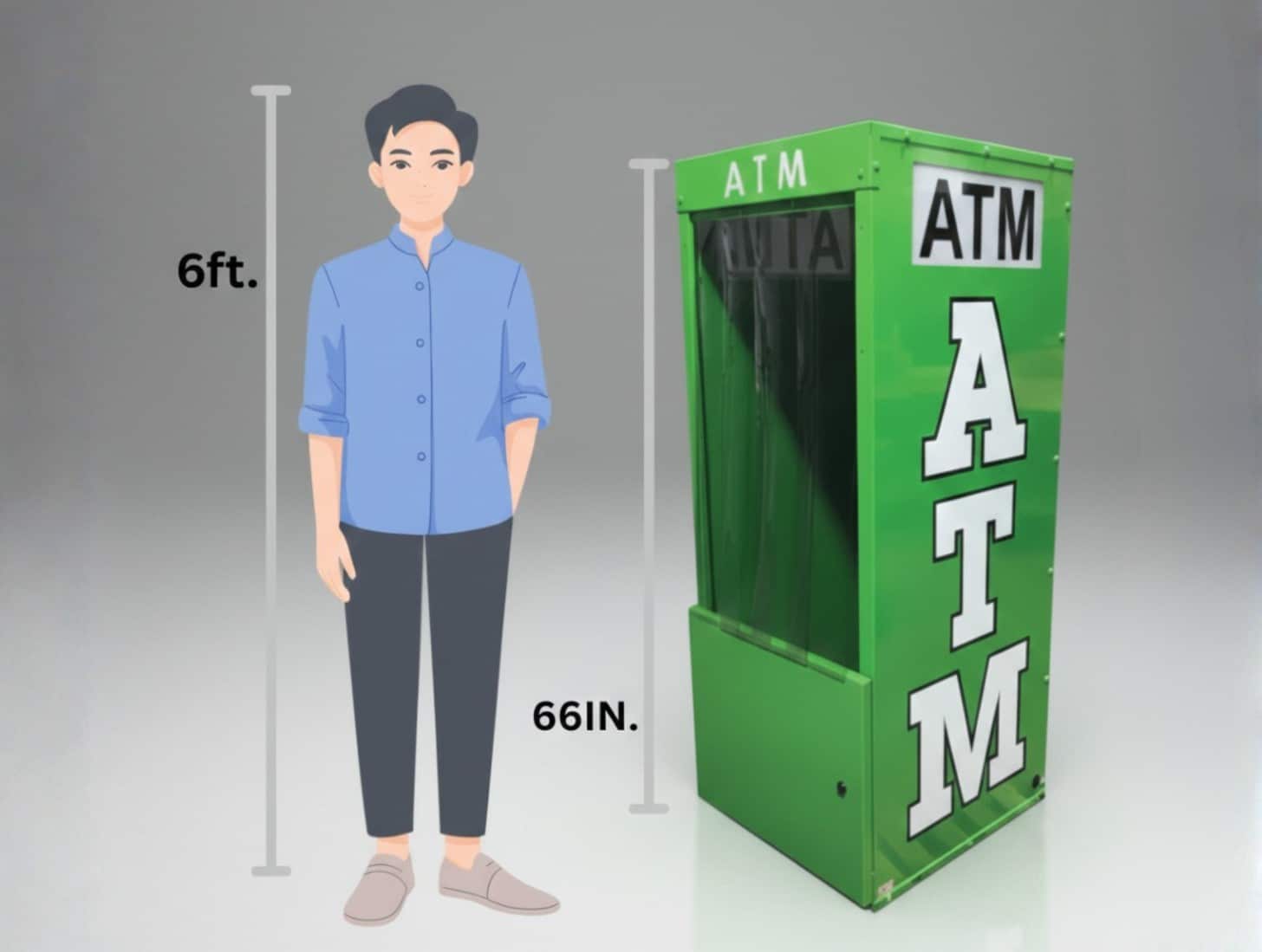 Light ATM Enclosure for events / Free Shipping / Buy Now Pay Later available