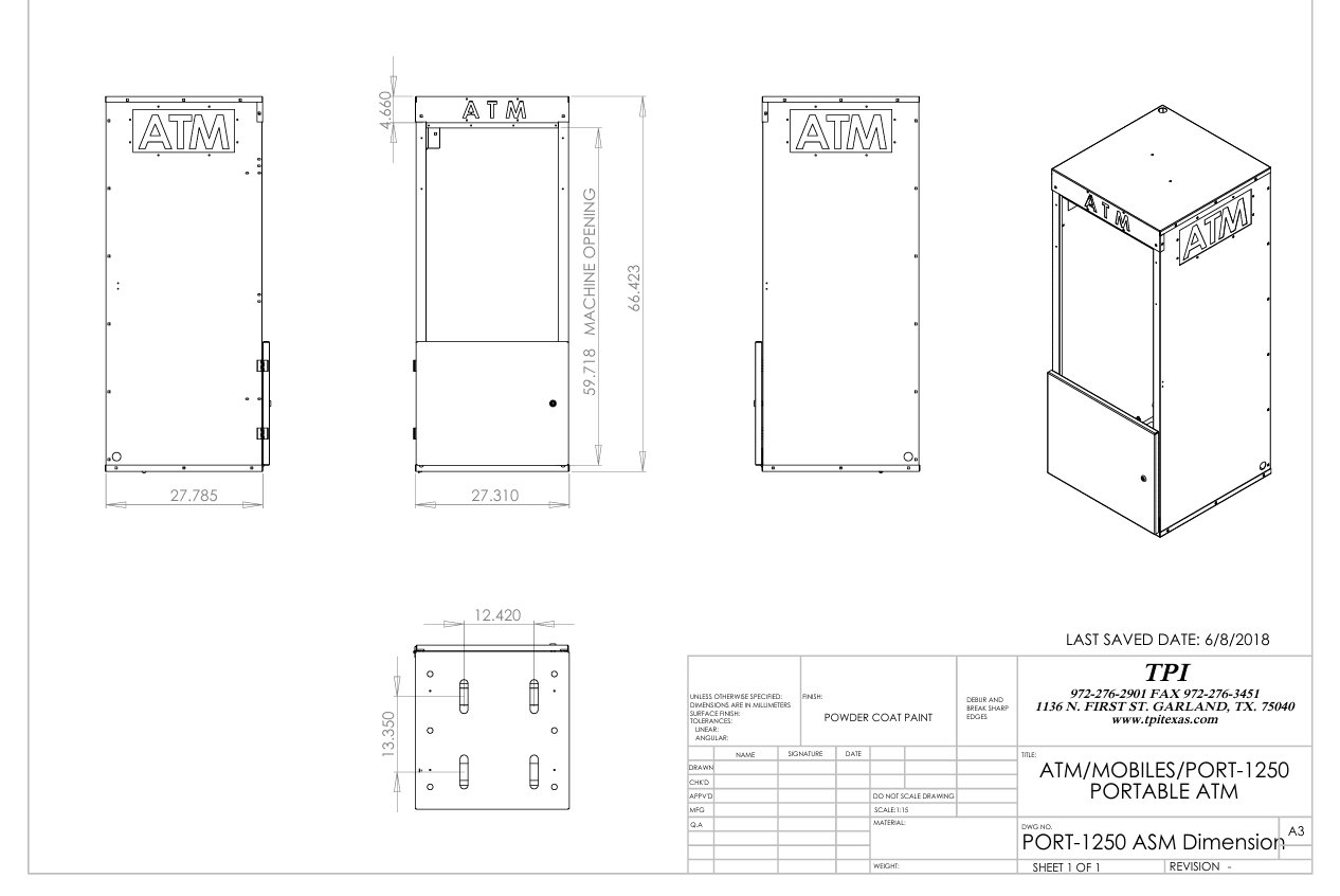 Light ATM Enclosure for events / Free Shipping / Buy Now Pay Later available - Image 4