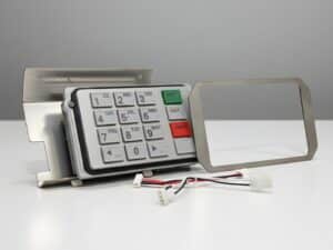 Hyosung 8000R Keypads Refurbished (PN: 7130020100) with PCI Compliance Upgrade Kit for Hyosung NH1800SE – 6000K Keypad to 8000R or X1 - (Accessories Only)  (PNs: S3200000556, S7200001298, S4210003125)