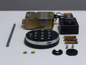 LaGard 33E Deadbolt Lock Set with 9v Duracell battery