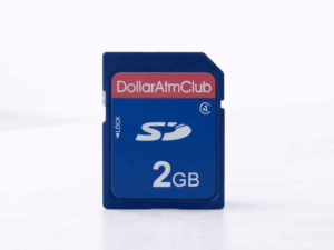 Dollar ATM Club 2GB SD Card Loaded with ATM Software for Hyosung Win 7.0 Mainboard